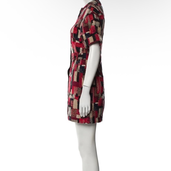 Sezane Paulette Robe Dress in Jacquard Multicolor - Picture 5 of 5